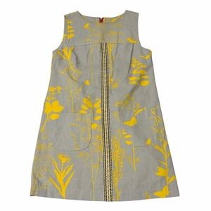 ANTHROPOLOGIE | Uncle Frank Butterfly & Bird Print 100% Cotton Dress. Size Small